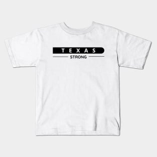 Texas Strong (Light Colors) Kids T-Shirt